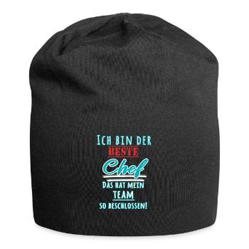 Best Chef | Team gift for the boss work job - Jersey Beanie - black - Front