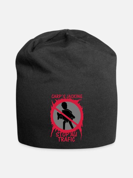 Stop traffic "CARP'S JACKING" - Jersey Beanie - black