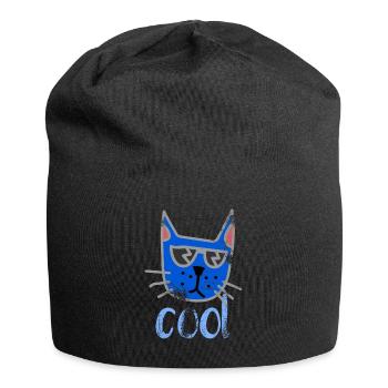 cat - Jersey Beanie - black - Front