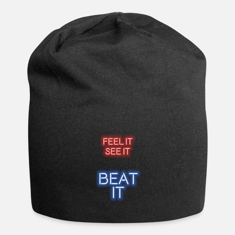 Werde eins mit dem Beat in Virtual Reality. - Jersey-Beanie - Schwarz