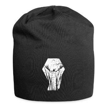 Whitewater Waterfall Canoe Kayak Wave Gift - Jersey Beanie - black - Front