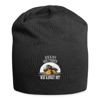 Ich kann Bus fahren Omnibus Busfahrer Geschenk - Jersey-Beanie - Schwarz - Vorne
