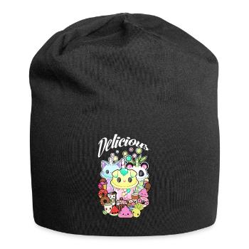 Kawaii Sweets - Jersey Beanie - black - Front