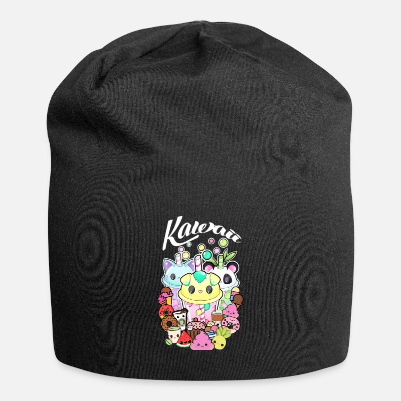 Kawaii sweets - Jersey Beanie - black