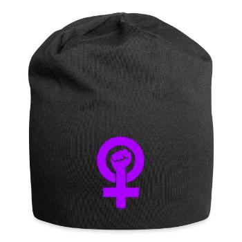 Pouvoir de fille - Bonnet en jersey - noir - Devant