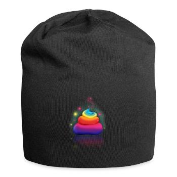 Merde arc-en-ciel - merde arc-en-ciel - Bonnet en jersey - noir - Devant
