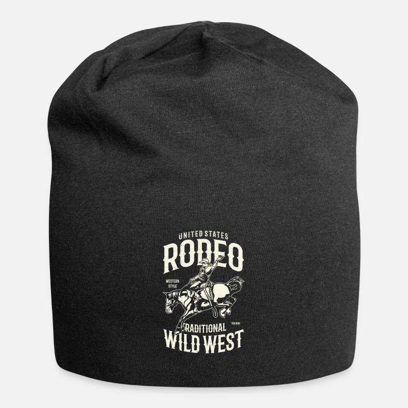 Rodeo - Jersey Beanie - black