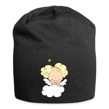 Little angel smile - Bonnet en jersey - noir - Devant