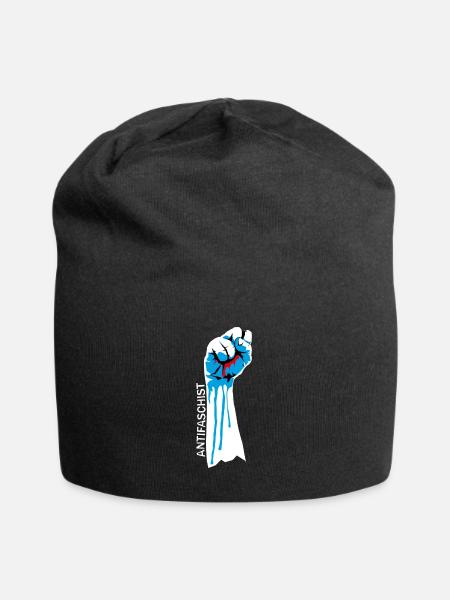 antifa 02 - Bonnet en jersey - noir