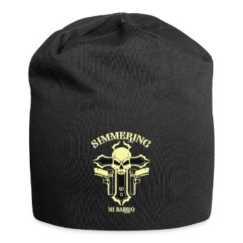 Wien Simmering - Jersey-Beanie - Schwarz - Vorne