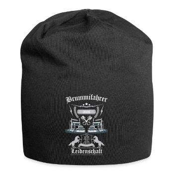 Trucker aus Leidenschaft - Jersey-Beanie - Schwarz - Vorne