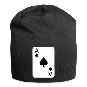 Spades poker playing card costume - Jersey Beanie - black - Front