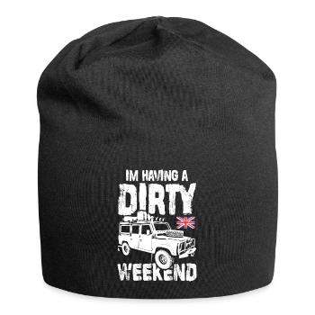 Au Having A Dirty Weekend - Bonnet en jersey - noir - Devant