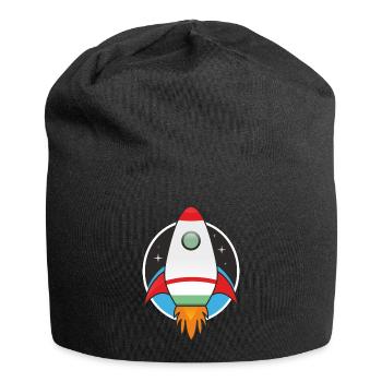 rocket - Jersey Beanie - black - Front