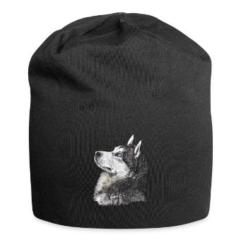 Husky - Jersey-Beanie - Schwarz - Vorne