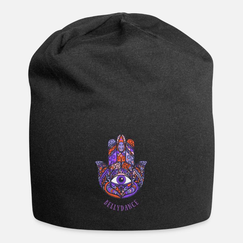 Bauchtanz - Jersey-Beanie - Schwarz