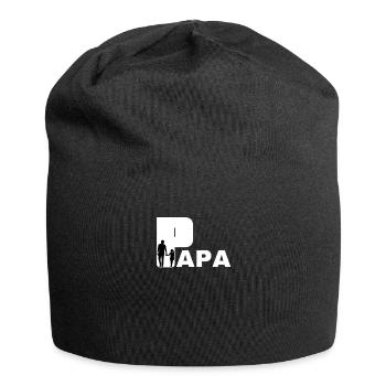 Dad daughter father child family gift dad - Jersey Beanie - black - Front