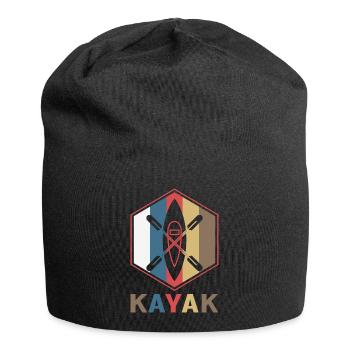 Kajak Kajak Rafting - Jersey-Beanie - Schwarz - Vorne