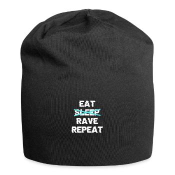 Rave - Jersey-Beanie - Schwarz - Vorne