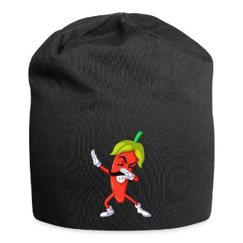 Pfeffer dabbing - Jersey-Beanie - Schwarz - Vorne