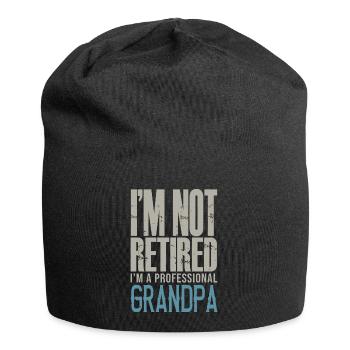 grandpa Retirement grandpa Gift - Jersey-Beanie - Schwarz - Vorne