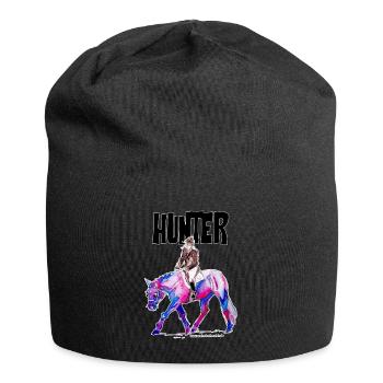 Hunter II - Jersey Beanie - black - Front