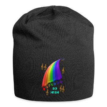 Arc-en-ciel Arc-en-ciel Arc-en- - Bonnet en jersey - noir - Devant