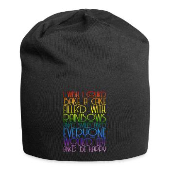 Rainbows Rainbow Graphic - Jersey Beanie - black - Front