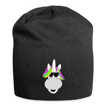 Cool Licorne - Bonnet en jersey - noir - Devant