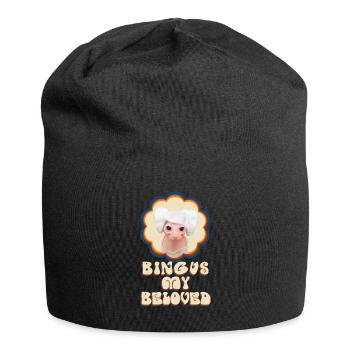 70er Jahre Bingus - Jersey-Beanie - Schwarz - Vorne