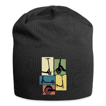 Roller vintage roller driver gift - Jersey Beanie - black - Front