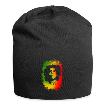 Ondoyance - Pochoir rasta - Bonnet en jersey - noir - Devant