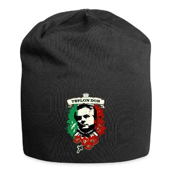 Gotti - Jersey-Beanie - Schwarz - Vorne