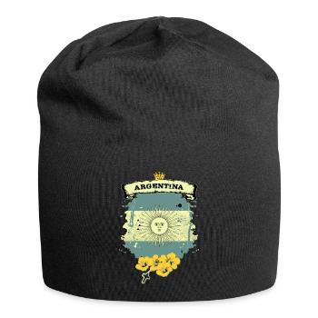 Argentinien - Jersey-Beanie - Schwarz - Vorne