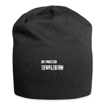 tierpfleger, geschenk, beruf, job, zoo, tierpflege - Jersey-Beanie - Schwarz - Vorne