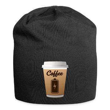 Coffee Charging - Jersey Beanie - black - Front