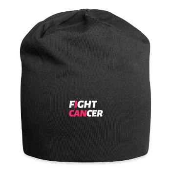 Fight Cancer Cancer Hospital Chemo Therapy - Jersey Beanie - black - Front