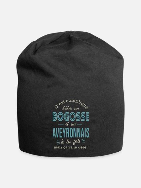 Aveyronnais cadeau humour aveyron aveyronnais - Bonnet en jersey - noir