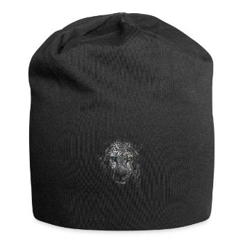 leopard - Jersey Beanie - black - Front