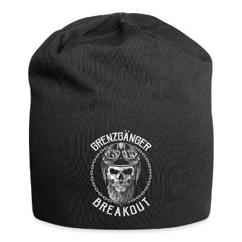 Grenz Gänger Breakout Motorradfahrer Motorrad - Jersey-Beanie - Schwarz - Vorne