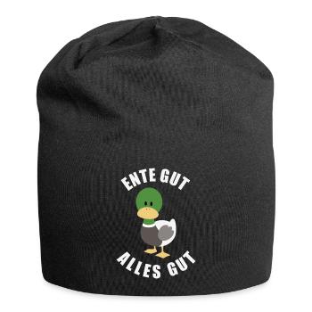 Ente Gut Alles Gut - Jersey-Beanie - Schwarz - Vorne