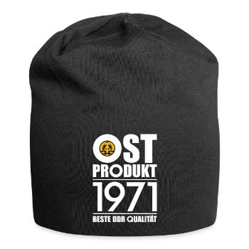 OSTPRODUKT 1971 DDR OSSI 55. GEBURTSTAG - Jersey-Beanie - Schwarz - Vorne
