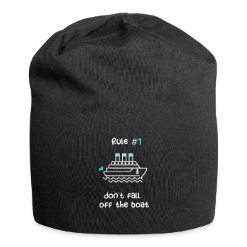 KREUZFAHRTSCHIFF - GRÜNES WEISSES KREUZFAHRTSCHIFF - Jersey-Beanie - Schwarz - Vorne