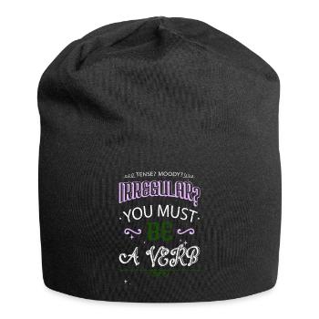 école écriture géniale déclaration cool écrire blog - Bonnet en jersey - noir - Devant