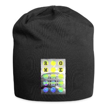 Rome Rome Italy City Skyline Home Love Holiday - Jersey Beanie - black - Front