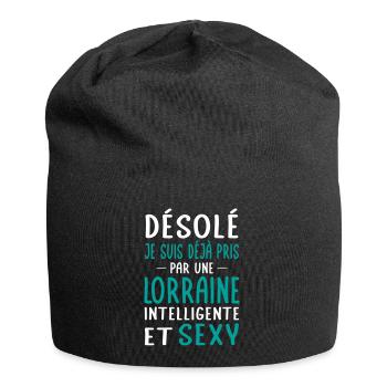 Désolé déjà pris par une Lorraine sexy - Bonnet en jersey - noir - Devant