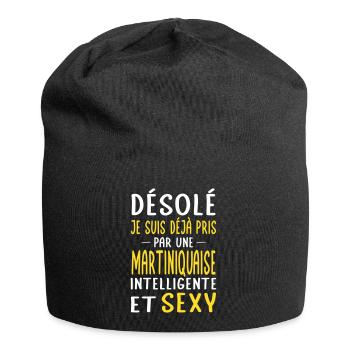 Désolé déjà pris par une Martiniquaise sexy - Bonnet en jersey - noir - Devant