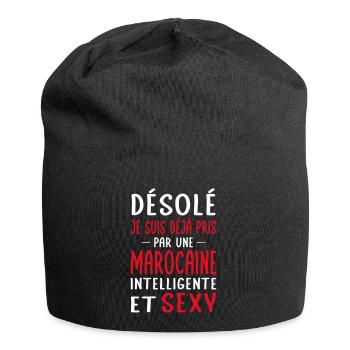 Désolé déjà pris par une Marocaine sexy - Bonnet en jersey - noir - Devant