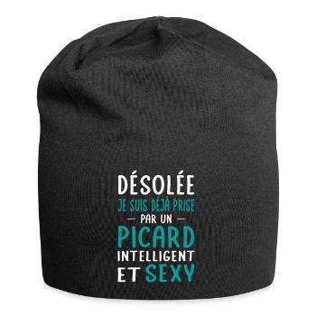 Désolée déjà prise par un Picard sexy - Bonnet en jersey - noir - Devant