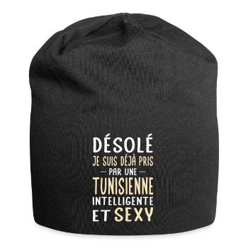 Désolé déjà pris par une Tunisienne sexy - Bonnet en jersey - noir - Devant